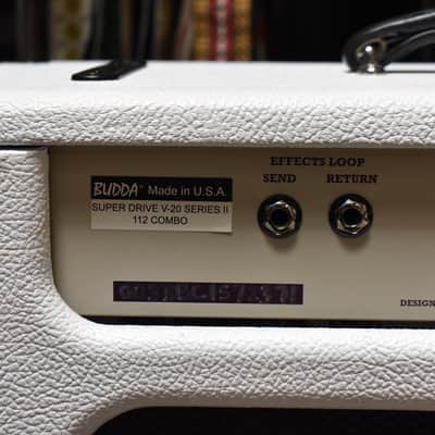 Budda SuperDrive V20 Series II 1x12 Combo Amplifier White image 5