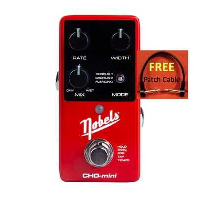 Nobels CHO-Mini WATCHLIST OFFER Mono/Stereo Chorus/Flanger Tap Tempo, Selectable True Or Buffered Bypass image 5
