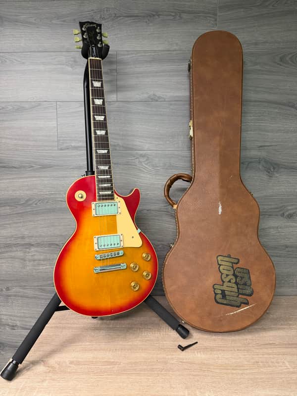 1995 Gibson Les Paul Standard Heritage Cherry Sunburst Electric Guitar w/ Original Case #2952 image 1