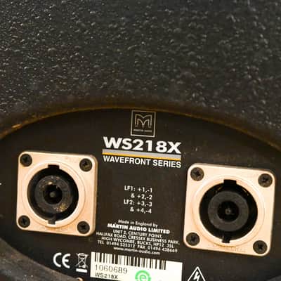 Martin Audio WS218X Dual 18" Passive Subwoofer Speaker System CG01ZPD *ASK FOR SHIPPING* image 9