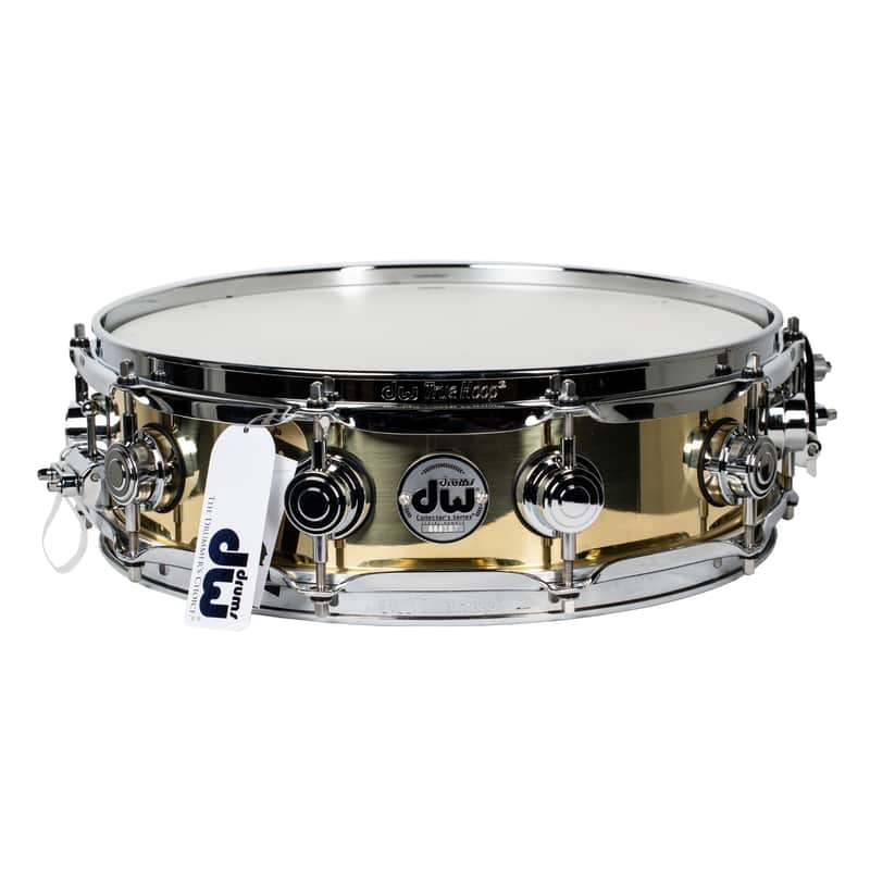 DW Collector's Series Bell Brass 4x14" Snare Drum image 1