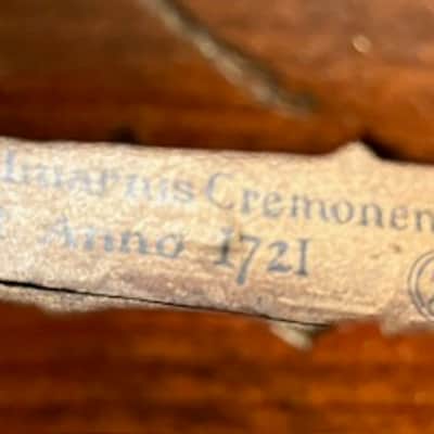 Violin Stradivairius 1921 - Vintage 4/4 Violin 1721 Strad 'Lady Blunt' Copy in Playable Condition w Case image 5