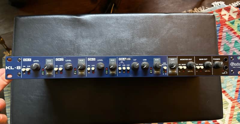 Radial KL-8 8-Channel Line Mixer 2019 - Present - Blue image 1