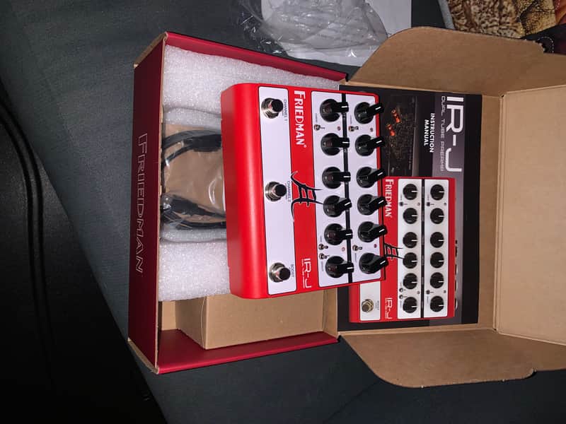 Friedman IR-J Jake E. Lee Signature Dual Tube Preamp 2024 - Present - Red / White image 1