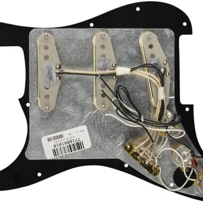 Genuine FENDER Pre-Wired CUSTOM SHOP '69 Loaded Strat 11-Hole BLACK Pickguard image 9