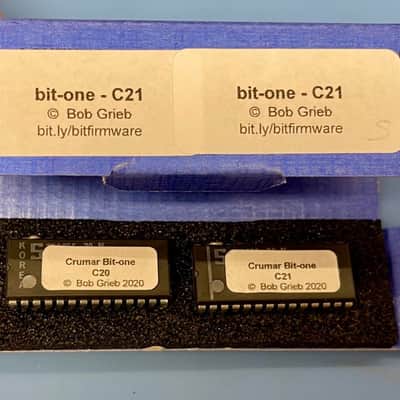 New firmware for Crumar bit 01, bit 99 (AKA Unique DBK), and bit One Synthesizers