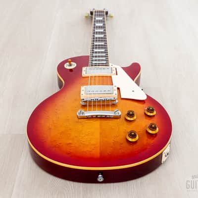 1982 Burny Super Grade RLG-50 '59 Model Burst Standard Birdseye Maple Top w/ Case image 10
