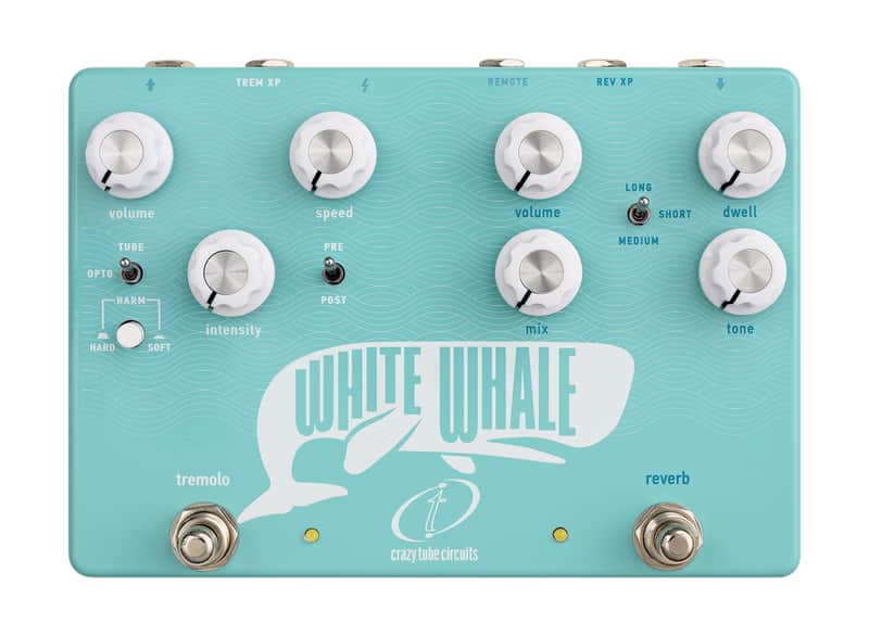 Crazy Tube Circuits White Whale V2 Analog Spring Reverb / Tremolo 60's Fender *AUTHORIZED DEALER image 1