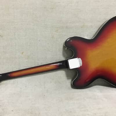 TEISCO EP-11 NAT 1960年代 Teisco EP-11T Hollowbody Electric Guitar 1960's Sunburst Made in