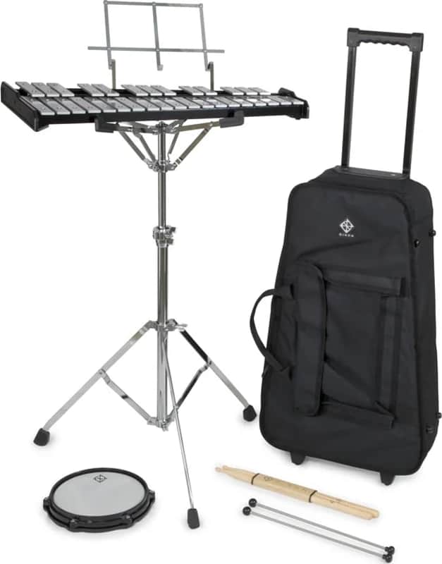 Dixon Educational Percussion Bell Kit Stand Complete image 1