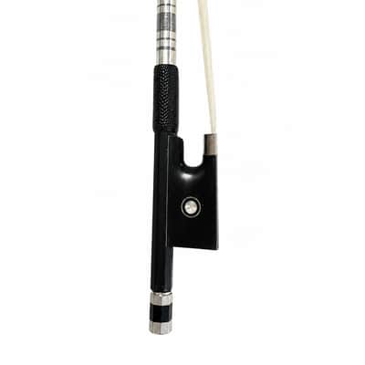 CF-BOW1 4/4 Full Size Carbon Fiber Non Braided Violin Bow – Genuine Horsehair image 4