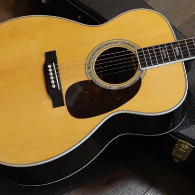 Minty! 2023 Martin J-40 Acoustic Guitar Natural + OHSC image 3