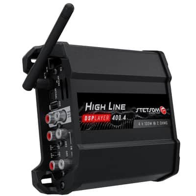 Stetsom HL400.4 Car Amplifier 4-Channel DSP Player Bluetooth FM Radio image 9