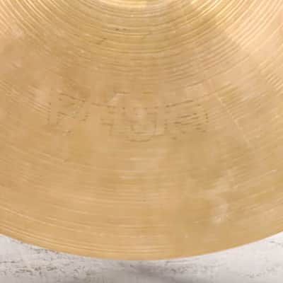 Paiste 20" 2002 Ride Cymbal 2,673g Vintage 1970's Black label image 11