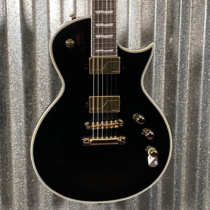 ESP LTD EC-1000 Fluence Black Guitar & Case #0051 Used image 1
