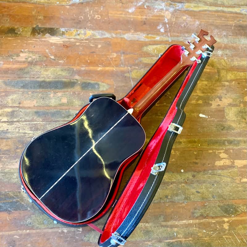 Yamaki YB-300 dreadnought acoustic guitar c 1970's Buffalo head