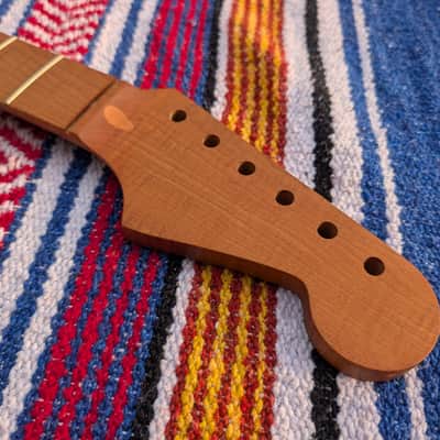 4A Roasted Flame Maple Musikraft Neck image 5