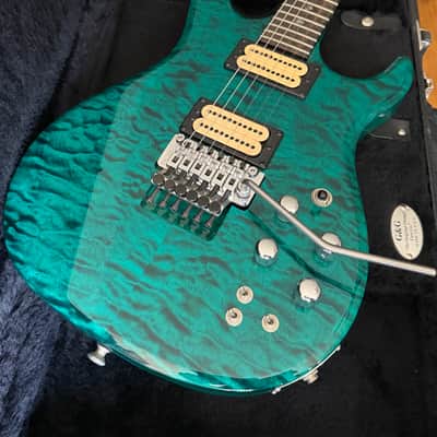 Carvin DC400C in Translucent Green Teal Quilt **Stunning!** image 6