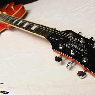 Italia Torino Semi-Hollow Electric Guitar, Trans Orange, Brand New!!! image 8