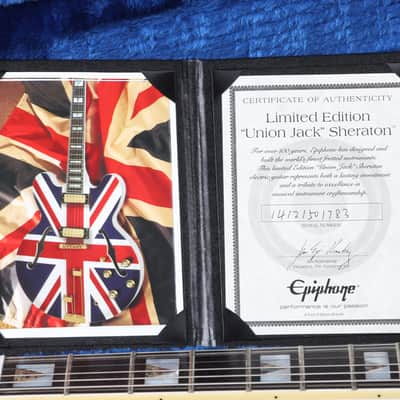 Epiphone E212T Limited Edition Union Jack Sheraton - 2nd Hand image 20