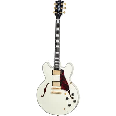Epiphone 1959 ES-355 Semi Hollow Electric Guitar - Classic White image 2