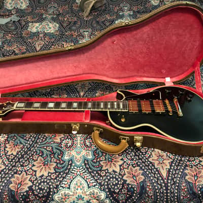 Gibson Custom Shop 1957 Les Paul Custom Reissue 3-Pickup Ebony VOS Black Beauty image 1