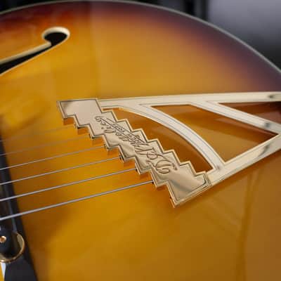 D'Angelico Excel EXL-1 Hollowbody Guitar with Case - Dark Iced Tea Burst image 7