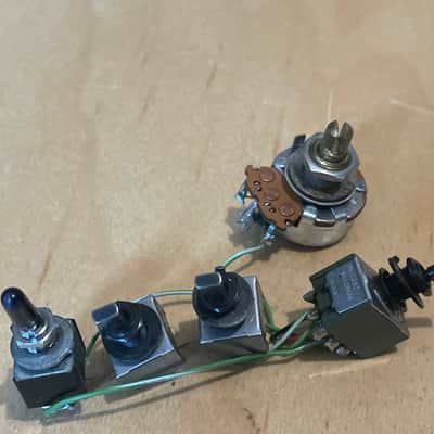 1987 Kramer USA Pacer Custom I Guitar Wiring Electronics Wiring Harness Volume Pot, Switches image 3
