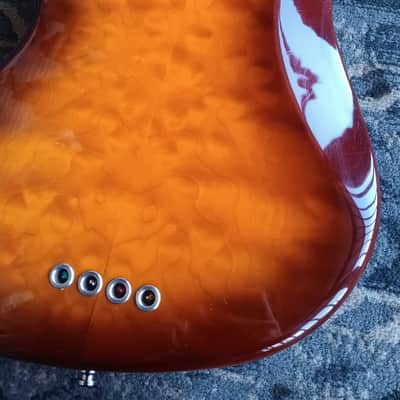 Fender American Deluxe Jazz Bass Special Edition Quilt 1999-2000 - Tobacco Burst image 18