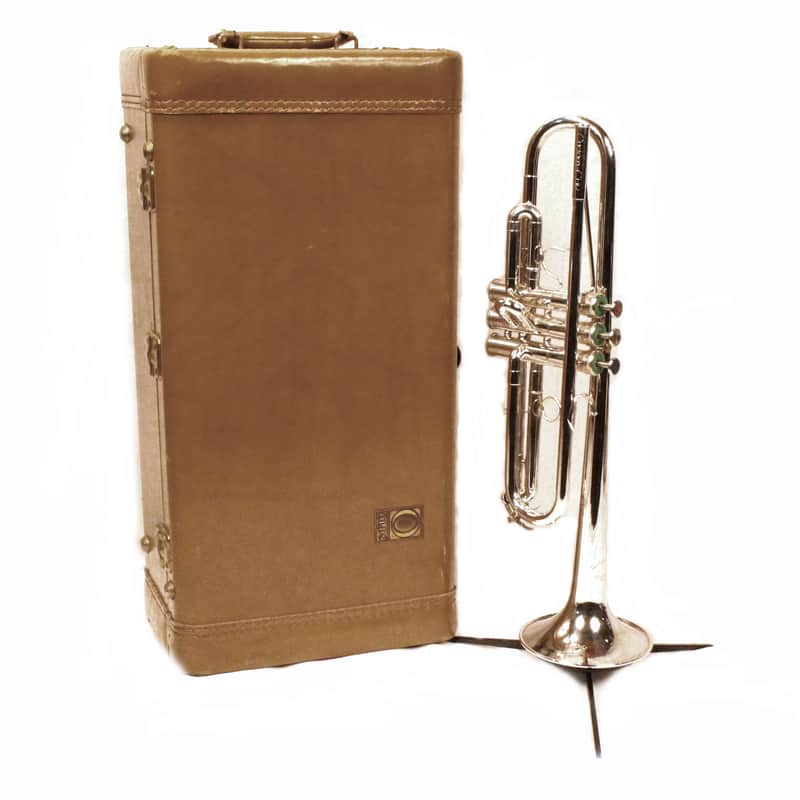 F.E. Olds Custom-CHR "High Range" Trumpet; Ryan Kisor, Silver Plate, Fullerton, 1973 image 1