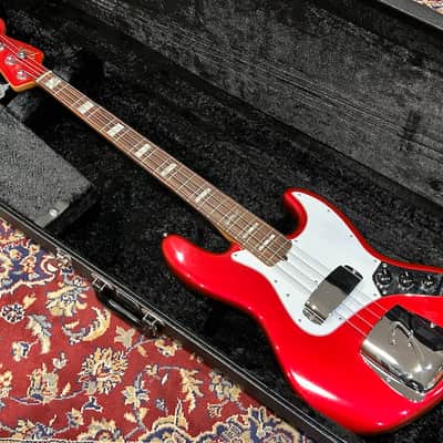 Fender  50th Limited Anniversary Jazz Bass CAR 2010 - Candy Apple Red + Case image 11