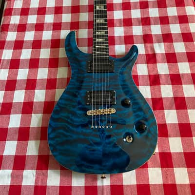 Carvin CT-6 2004 - Quilted Deep Blue image 2