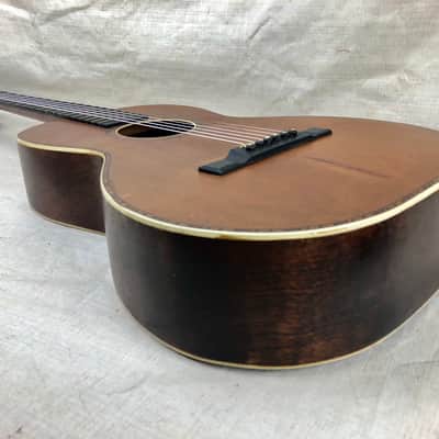 Vintage 1930's Lyon & Healy or Regal Supertone  Acoustic Parlor Guitar Needs TLC & Repair image 9