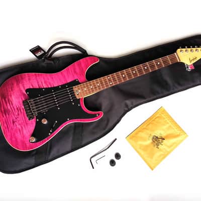 (made in Ukraine) Gavrylenko Modern Custom (Suhr inspired) '2022 Magenta Pink w/GigBag image 2