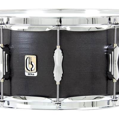 British Drum Co Talisman 14″×6.5″ Nicko McBrain Signature Steel Snare Drum image 1
