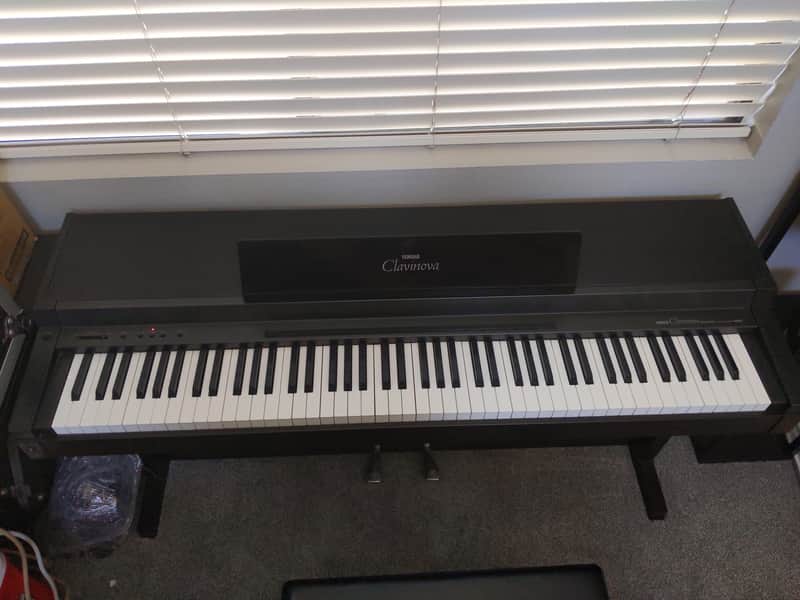 Yamaha CLP-50 Clavinova Digital Piano Keyboard 1986 Black | Reverb