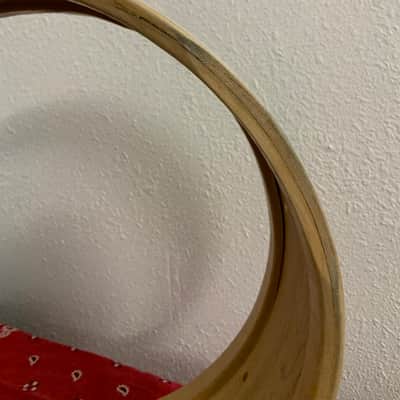 Slingerland No. 153 Super Gene Krupa Radio King 5.5x14" 8-Lug Solid Maple Snare Drum with Clamshell Strainer 1960 - 1962 - White Marine Pearl image 17