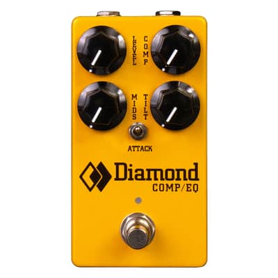 Diamond Comp-EQ Optical Compressor & EQ Pedal - Open Box image 1