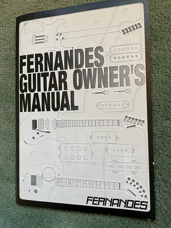 Burny SG warranty note/owners manual & price tag image 1