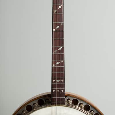 Paramount Style A Tenor Banjo (1924), ser. #4307, black hard shell case. image 8