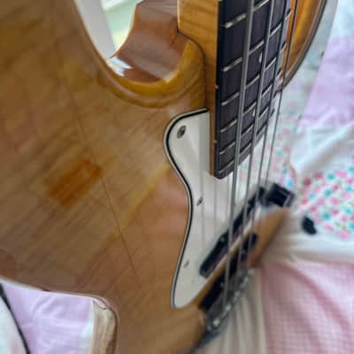 Fender MIJ JB-62 Foto Flame Jazz Bass + Documention 1994 - 1996 - Natural image 14