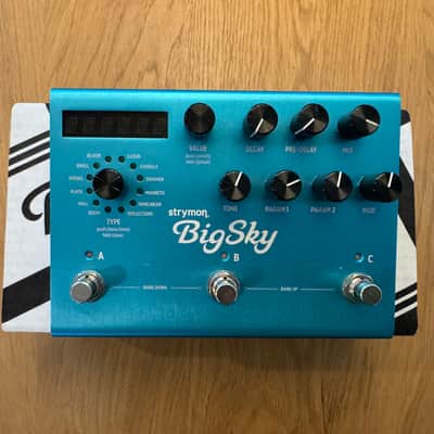Strymon Big Sky Reverb WITH DECKSAVER - Present - Blue image 3