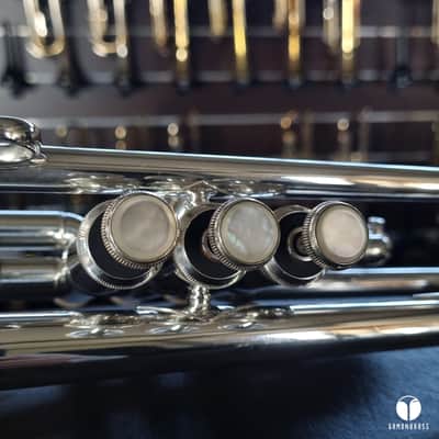 50th Anniversary Vincent Bach Stradivarius 37 trumpet case mouthpiece GAMONBRASS image 6