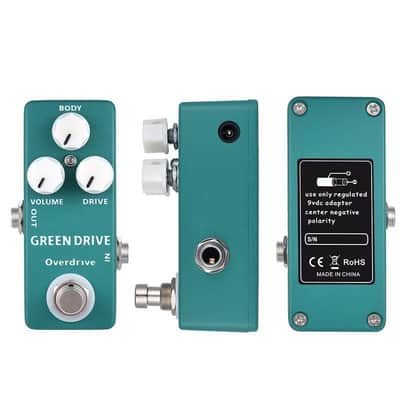 Mosky Audio Green Drive Overdrive Guitar Effect Pedal Massive sustain overdrive True Bypass image 3