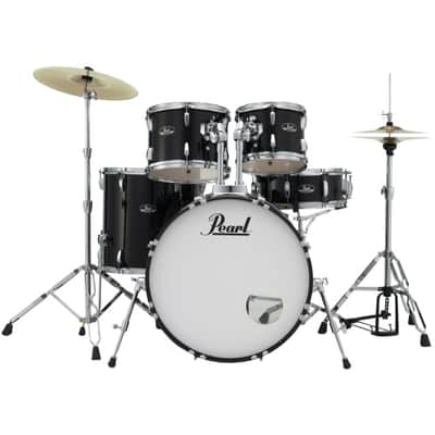 Pearl RS525WFCC RoadShow Series 5-Piece Kit with Hardware & Cymbals-#706 Charcoal Metallic image 6