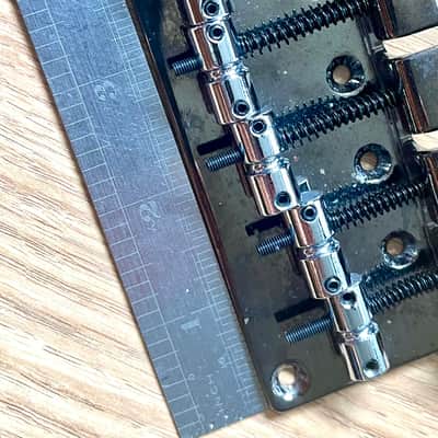 Bass bridge 5 cosmos black fast release from MTD 19mm spacing image 5