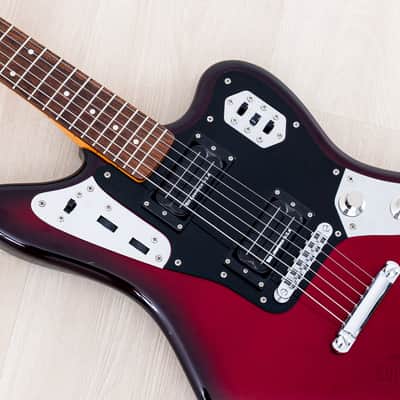 2008 Fender J-Craft Jaguar Special HH JGS-78 Gunmetal Red Burst w/ Bill Lawrence, Japan CIJ image 7