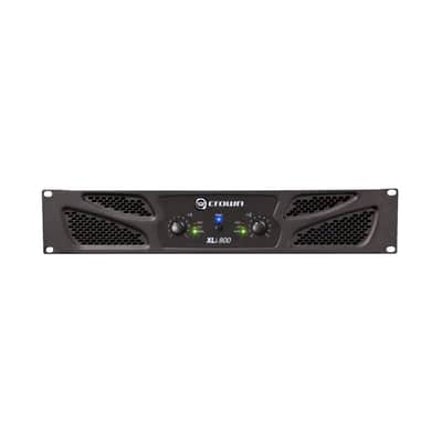 Crown XLi 800 Stereo 300 Watt Amp 4 Ohms 2U Rack Stereo Power Amplifier image 1
