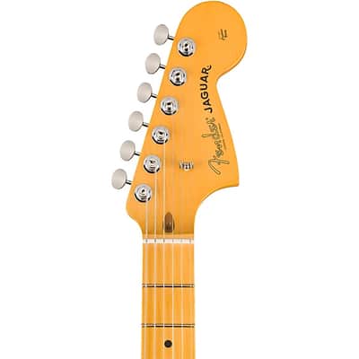 Fender American Professional Classic Jaguar Electric Guitar. Maple Fingerboard, Faded Lake Placid Blue image 7