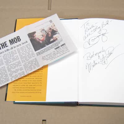 Tommy James Memorabilia Autograph Tickets Book Pics "Shondells" "Mony Mony" image 4